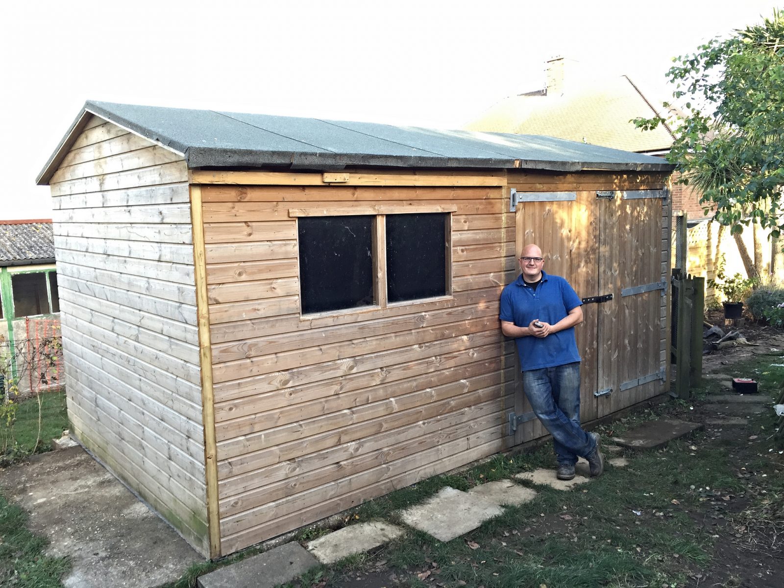 New shed and chicken run 3